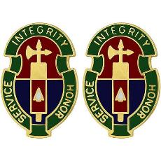 198th Military Police Battalion Unit Crest (Service Integrity Honor)